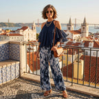Francisca - Haltertop con slip flydende, stabile e confortevole