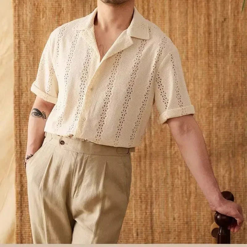 Camicia con bottoni Fermo