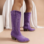 Noor | Midnight Suede Boots