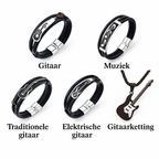 Musicwaker® | Handgemaakte Armband van Hoogwaardig Leer