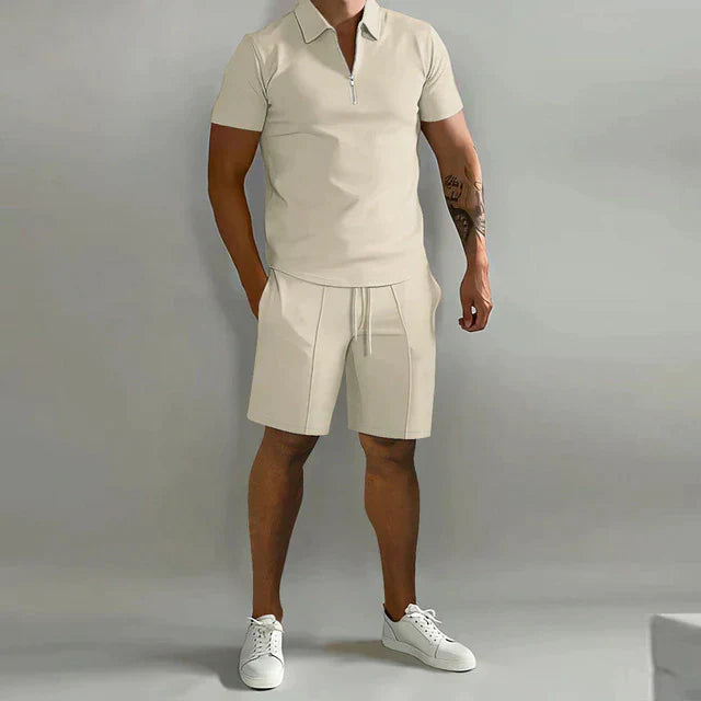 Giel | Polo in breve zomerset voor heren