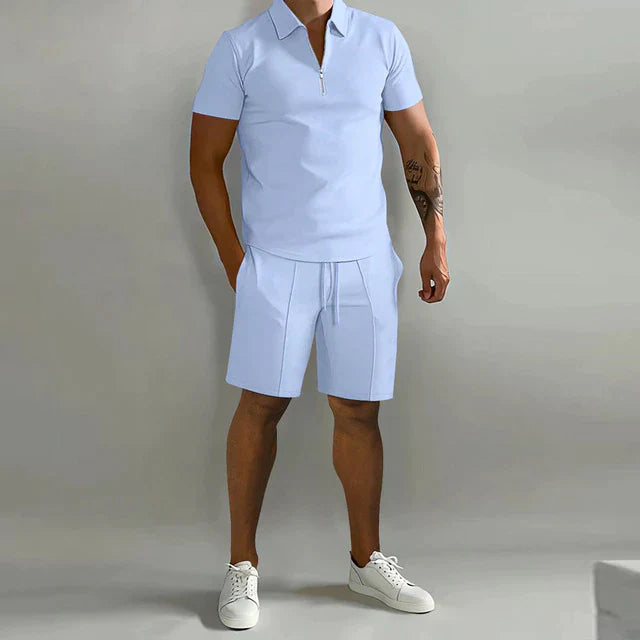 Giel | Polo in breve zomerset voor heren