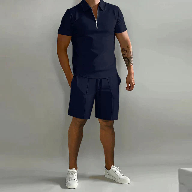 Giel | Polo in breve zomerset voor heren