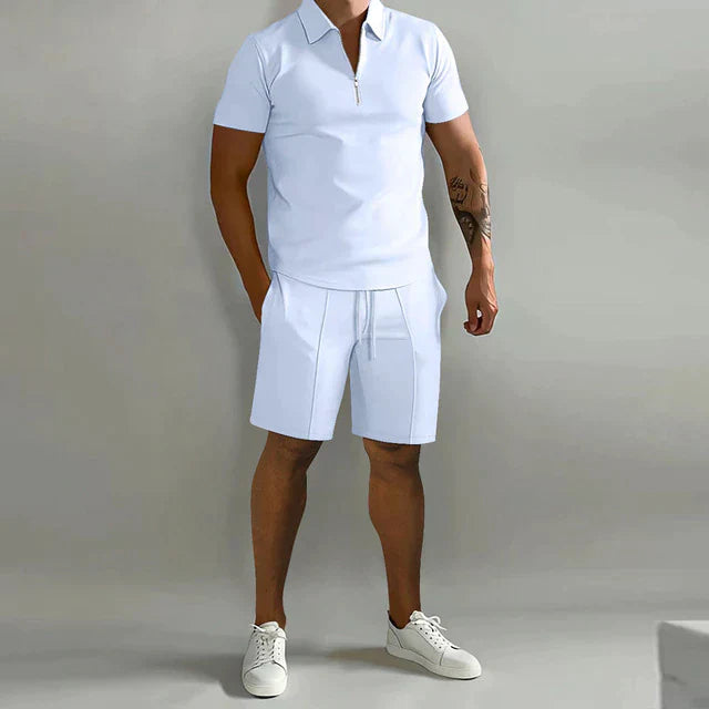 Giel | Polo in breve zomerset voor heren