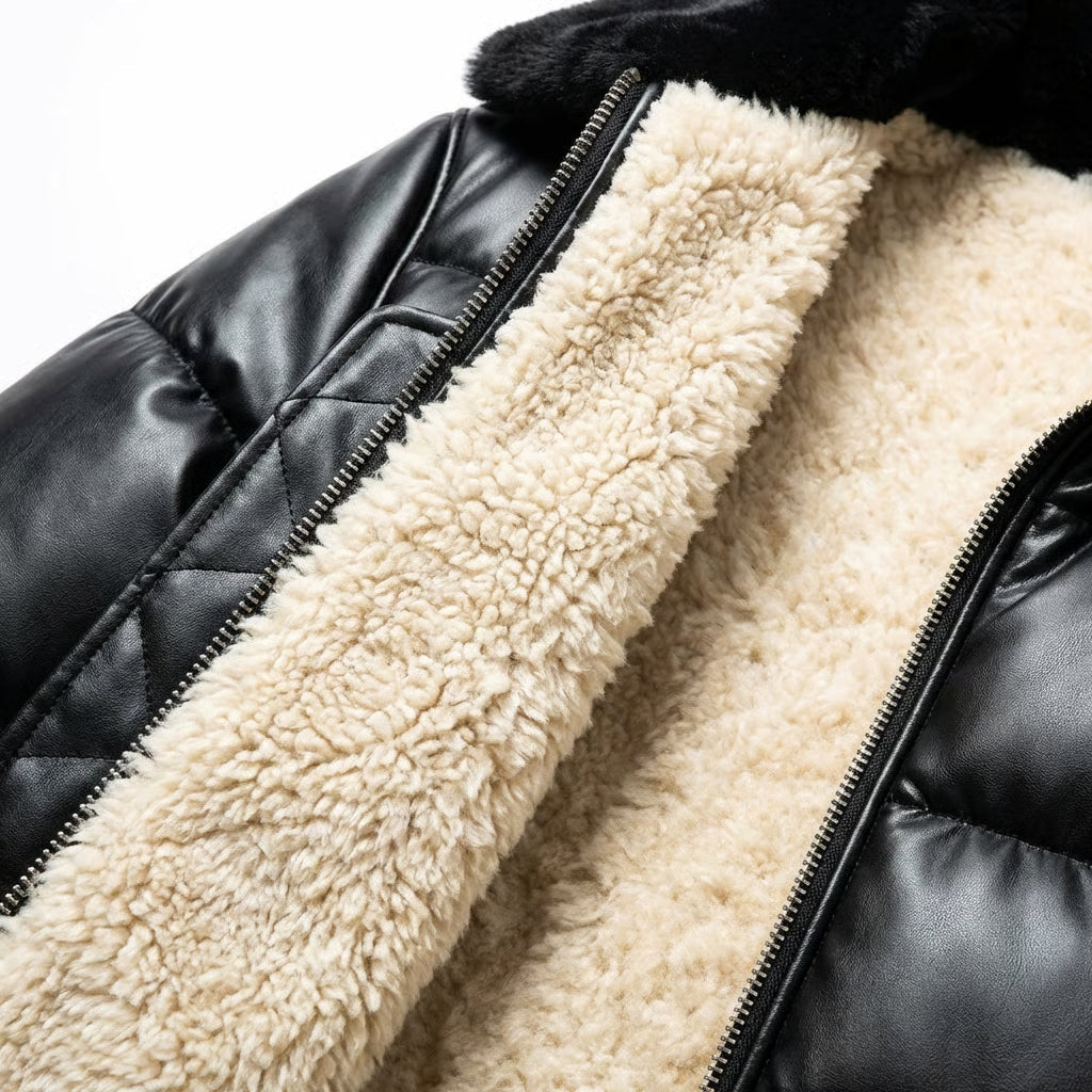 Laluna® | Caldo gewatteerde jas incontrato vintage uitstraling