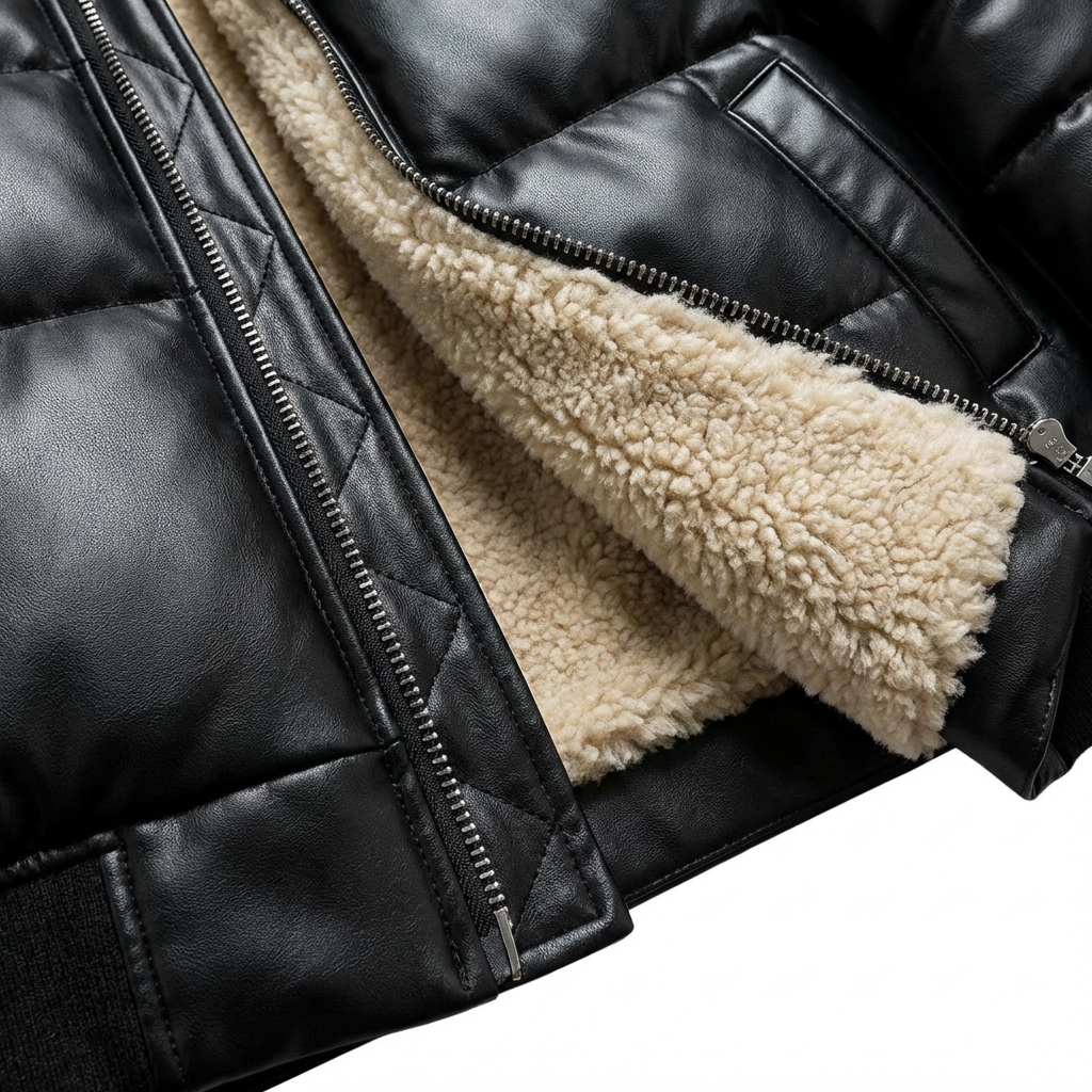 Laluna® | Caldo gewatteerde jas incontrato vintage uitstraling