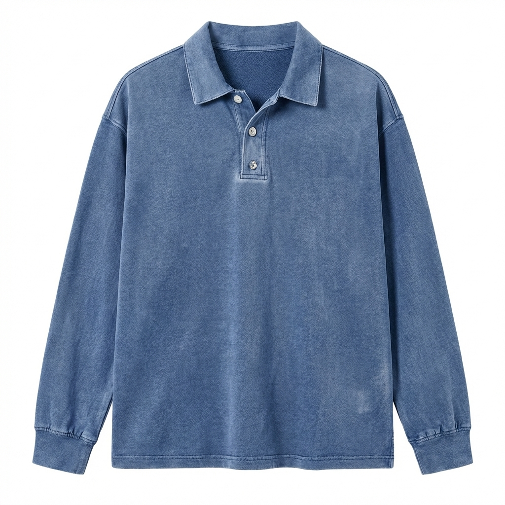Joost | Vintage Shirt met Lange Mouwen