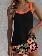 Anouk | Tankini elegante con pantaloncini Bloemen