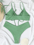 Set bikini a vita alta