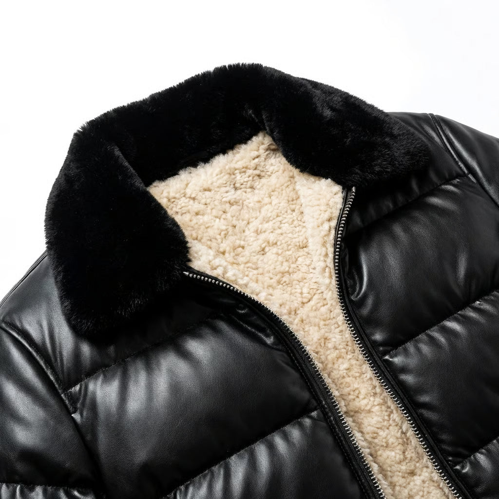 Laluna® | Caldo gewatteerde jas incontrato vintage uitstraling