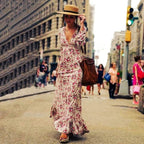 Ilse™ - Maxi Ibiza Stijl Bloemenjurk