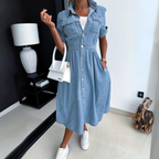 Laluna® | Casual Denim Jurk