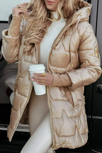 Stijlvolle winterjas met capuchon en padding