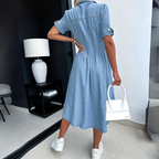 Laluna® | Casual Denim Jurk