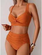Fatima - Bikini in tessuto plissèret