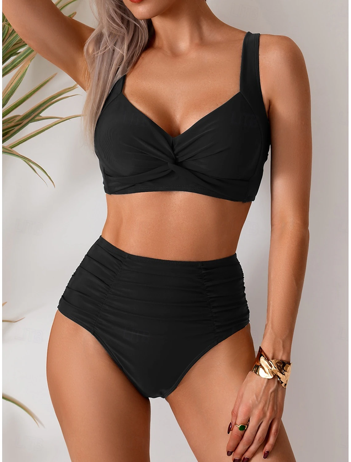 Maya - Bikini in tessuto plissèret