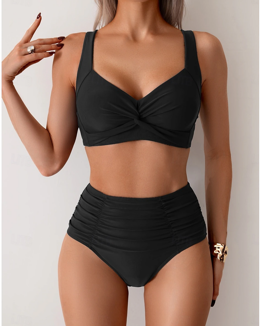 Maya - Bikini in tessuto plissèret
