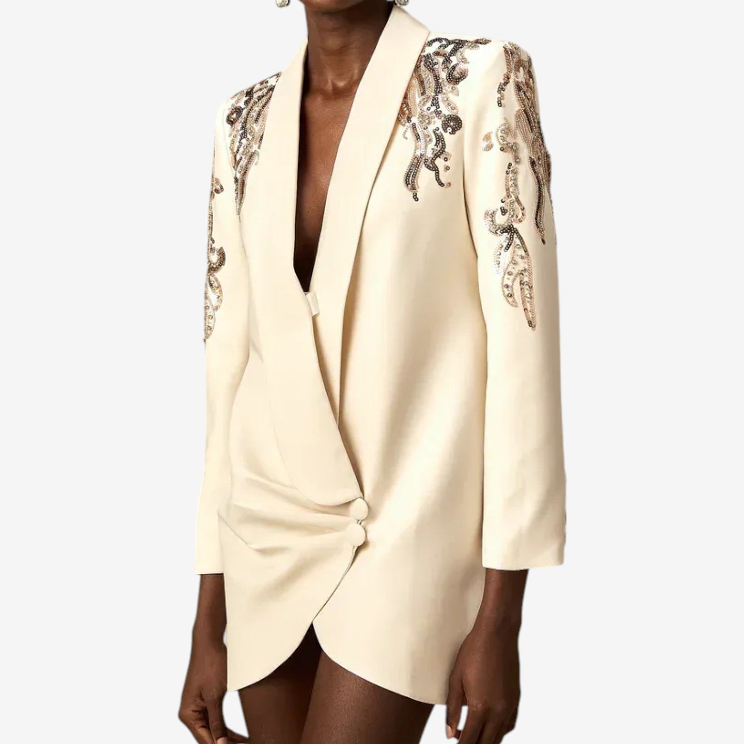 Giada™ – Elegante Broderet Kjole