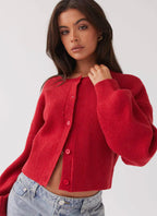 Laluna® | Cardigan Gebreide di lusso