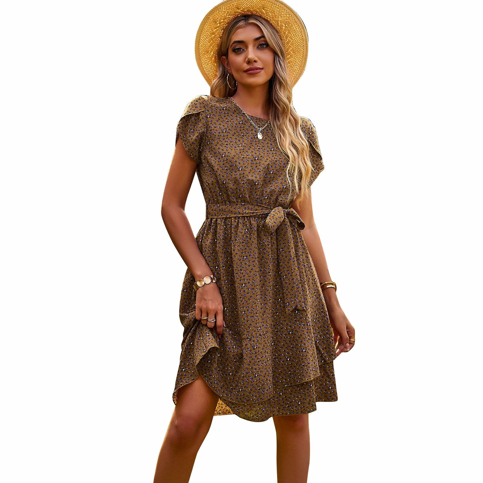 Laura™ - Ibiza Jurk Met Print