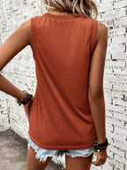 Lenora™ | T-shirt casual con tesoro halslijn