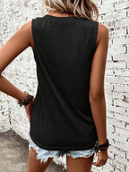 Lenora™ | T-shirt casual con tesoro halslijn
