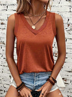 Lenora™ | T-shirt casual con tesoro halslijn
