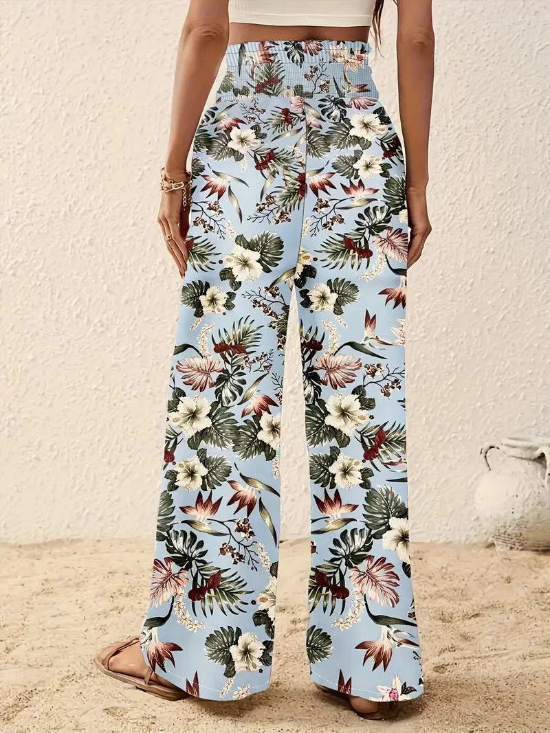 Léonie™ | Luchtige Dames Zomerbroek ha incontrato Unieke Bloemenprint