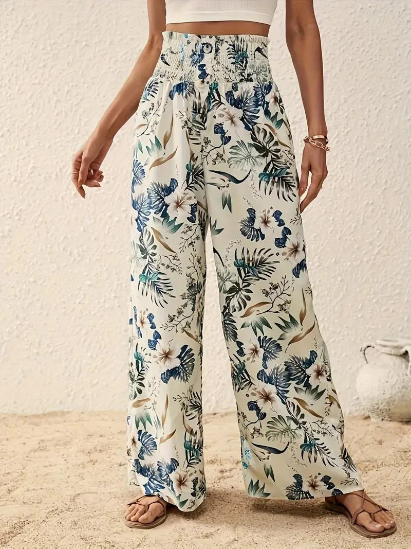 Léonie™ | Luchtige Dames Zomerbroek ha incontrato Unieke Bloemenprint