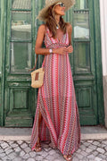 Lisa™ - Tribale Boho Halternek Maxi Jurk