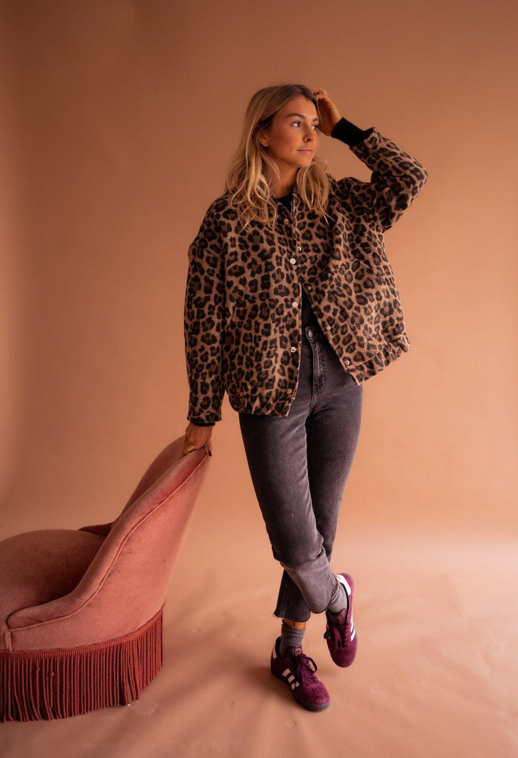 Laluna® | Trendy Jasje met Luipaardprint