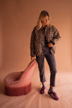 Laluna® | Trendy Jasje met Luipaardprint
