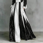 Priscilla | Abito Maxi Bicolore a Pois
