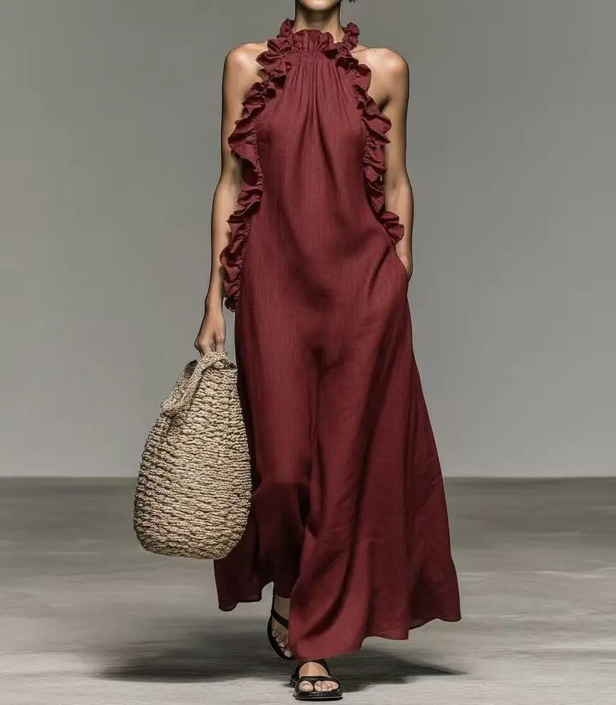 Perlina | Abito Eleganza Costiera Halter
