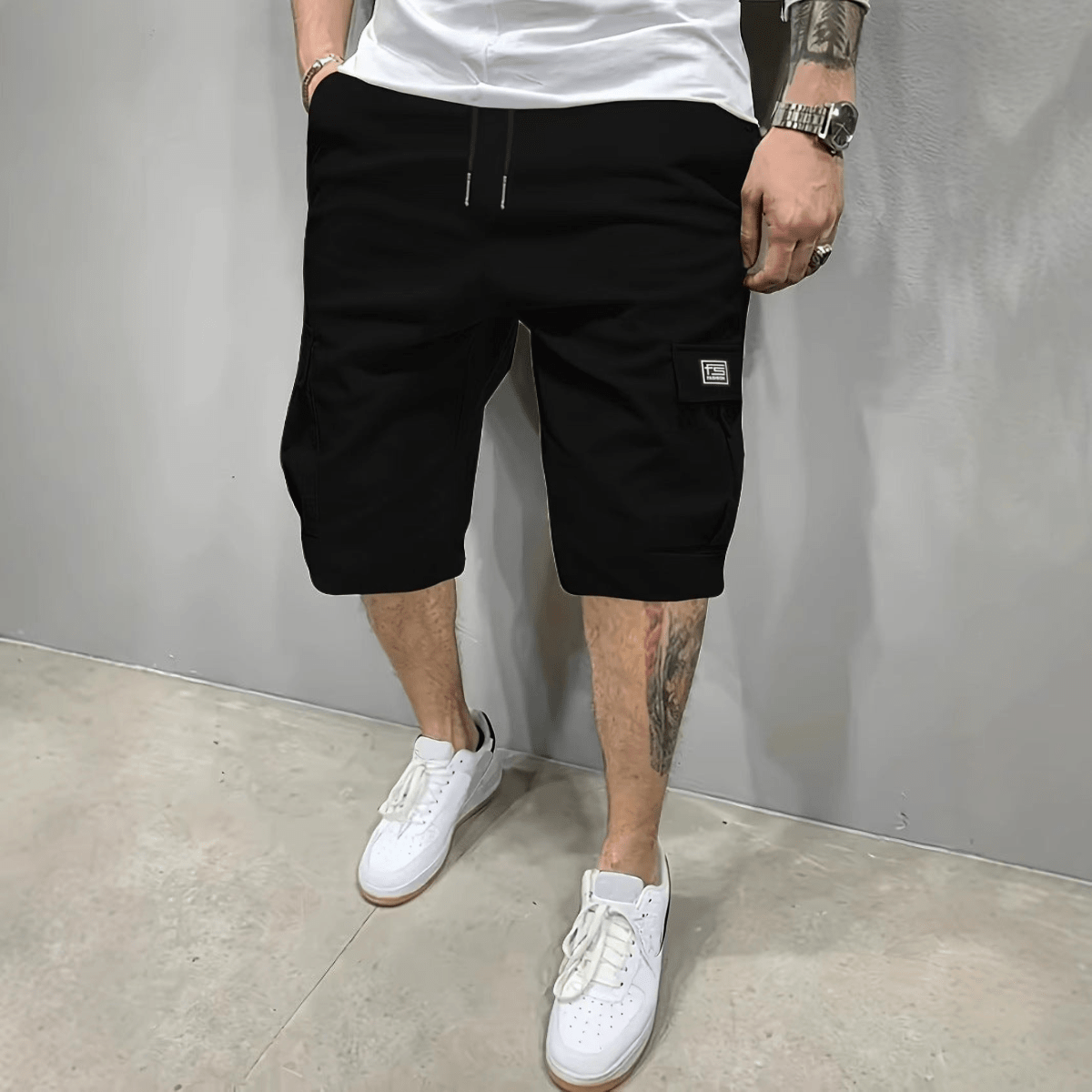 Marco | Pantaloncini cargo casual Heren