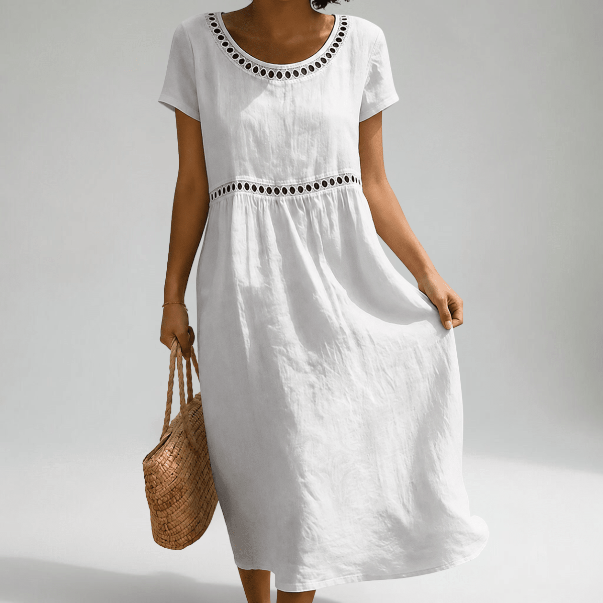Maria | Elegante Zomerjuk van Linnen & Katoen