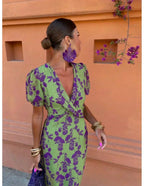 Melys | Elegante vestito gedrukte