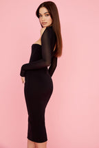 Femke | Midi Jurk Korset