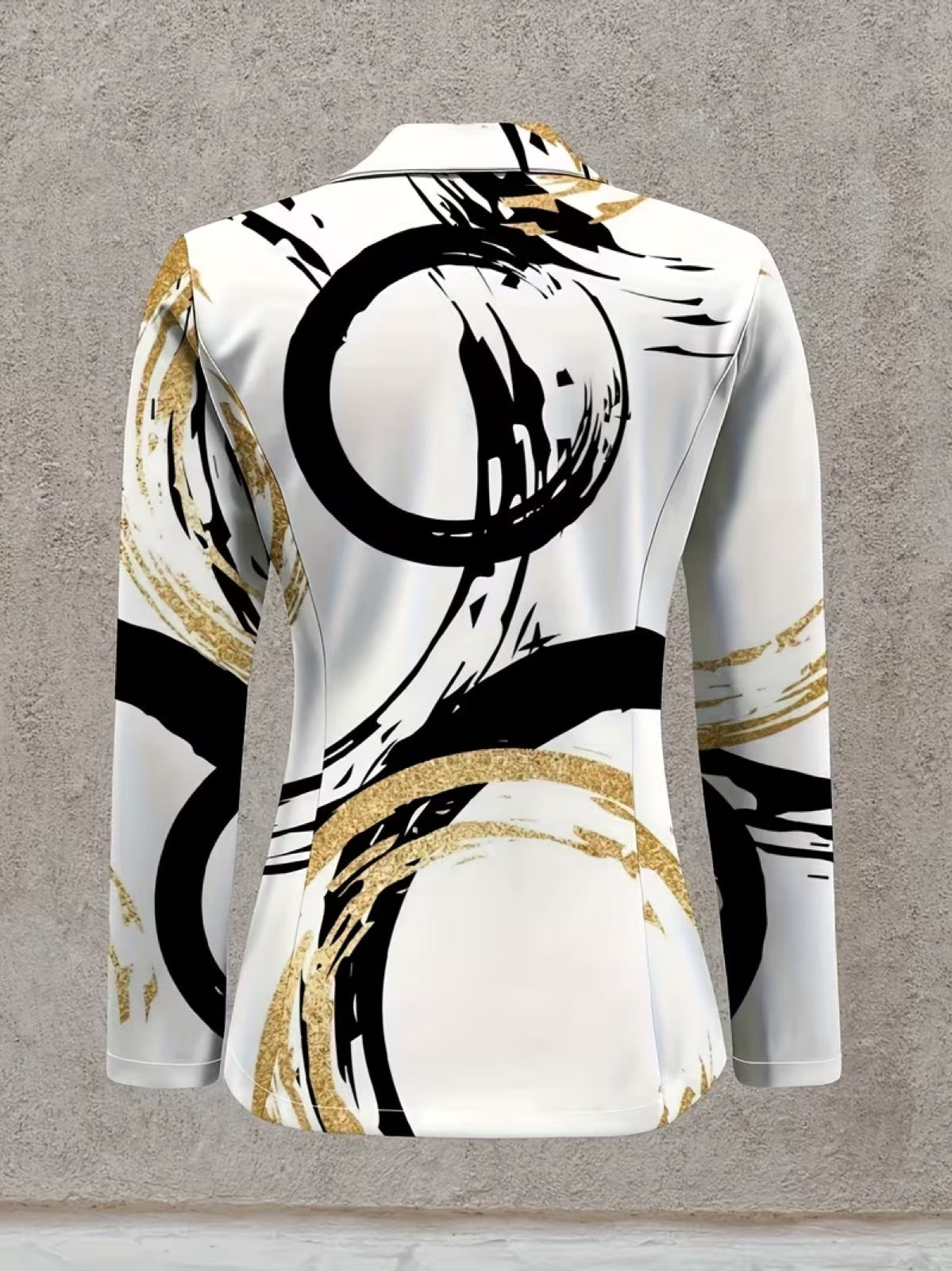 Nerina | Blazer Pennellate Astratte