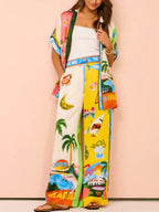Firenze | Elegante set di abbigliamento da donna con stampa Zomerse