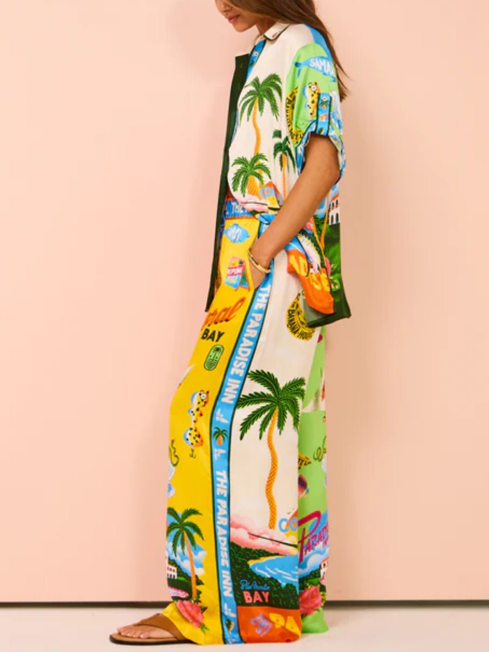 Firenze | Elegante set di abbigliamento da donna con stampa Zomerse