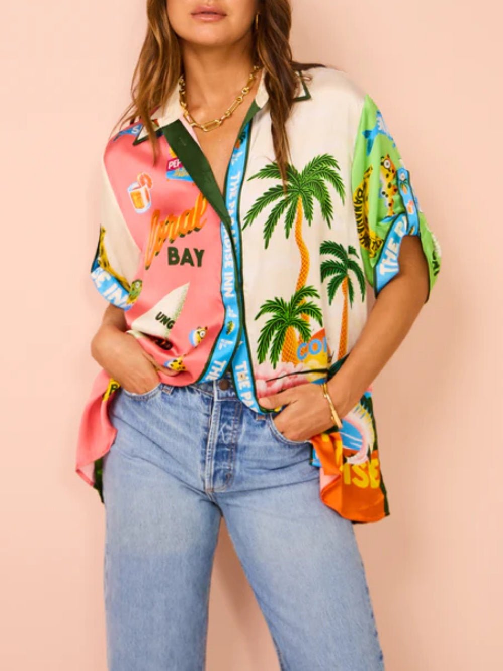 Firenze | Elegante set di abbigliamento da donna con stampa Zomerse