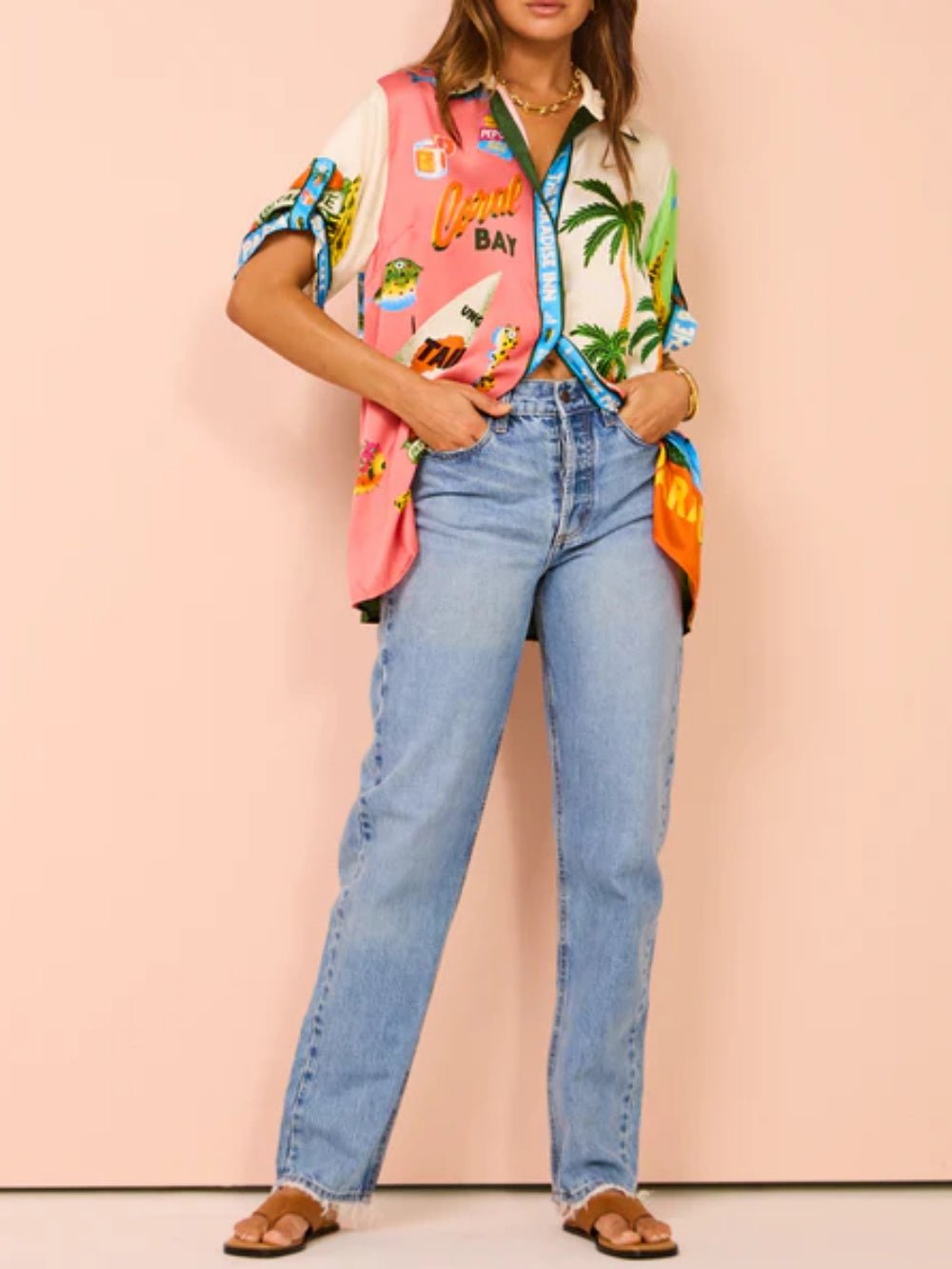 Firenze | Elegante set di abbigliamento da donna con stampa Zomerse