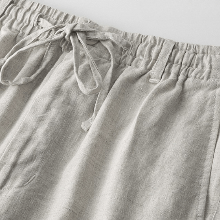 Positano - Shorts in lino con coulisse