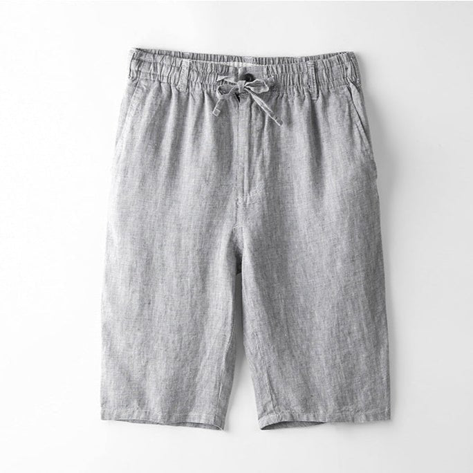 Positano - Shorts in lino con coulisse