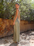 Delphine - Sexy abito diviso asimmetrico