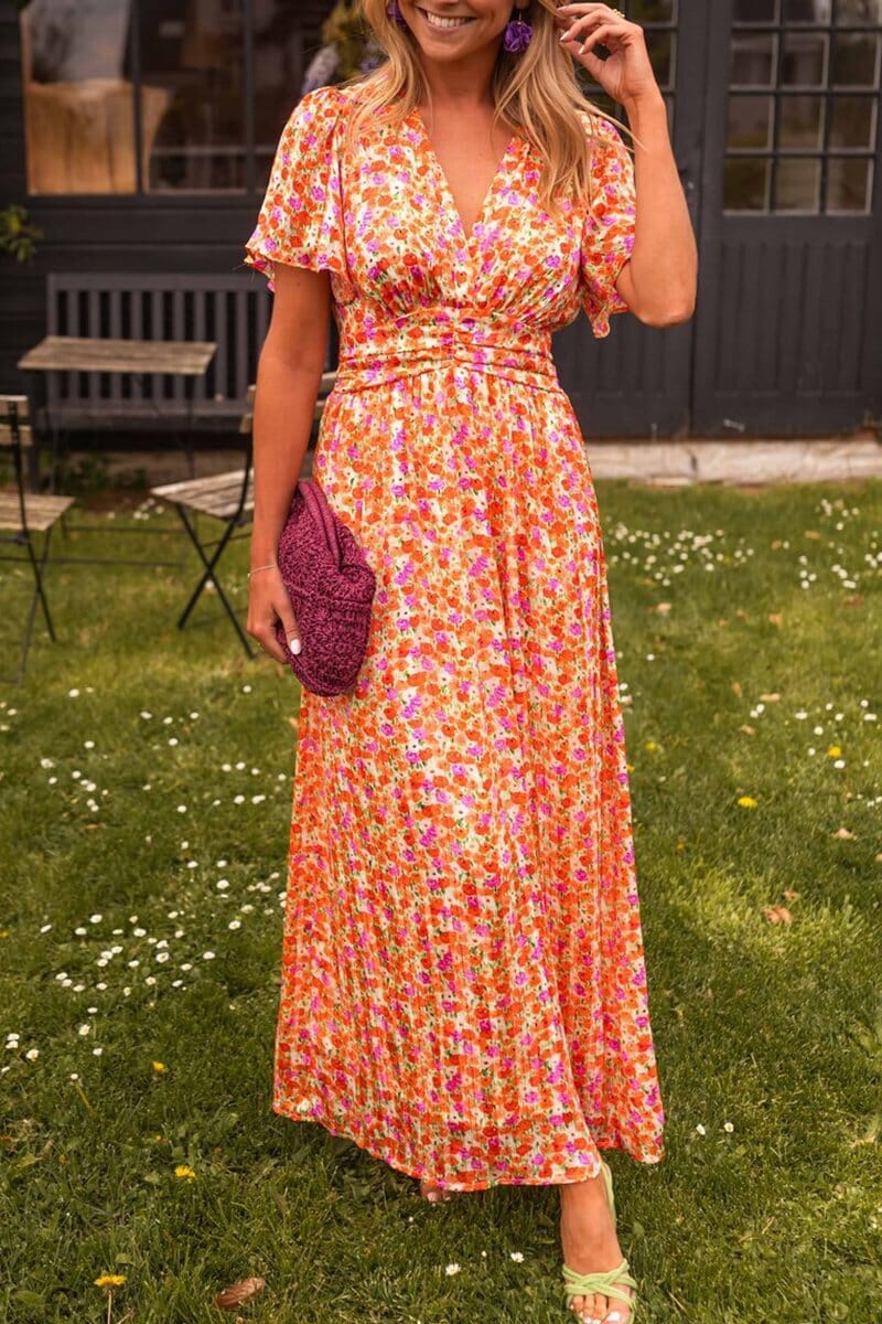 Sandra™ | Elegante Maxi-jurk met V-hals