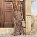 Sanne™ - Maxi Ibiza Jurk - Inclusief riem