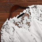 SARA - Blusa in pizzo floreale