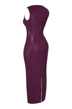 Lisa | Luxe Leren Maxi Jurk